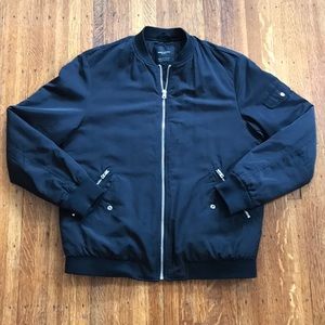 Black Bomber Jacket